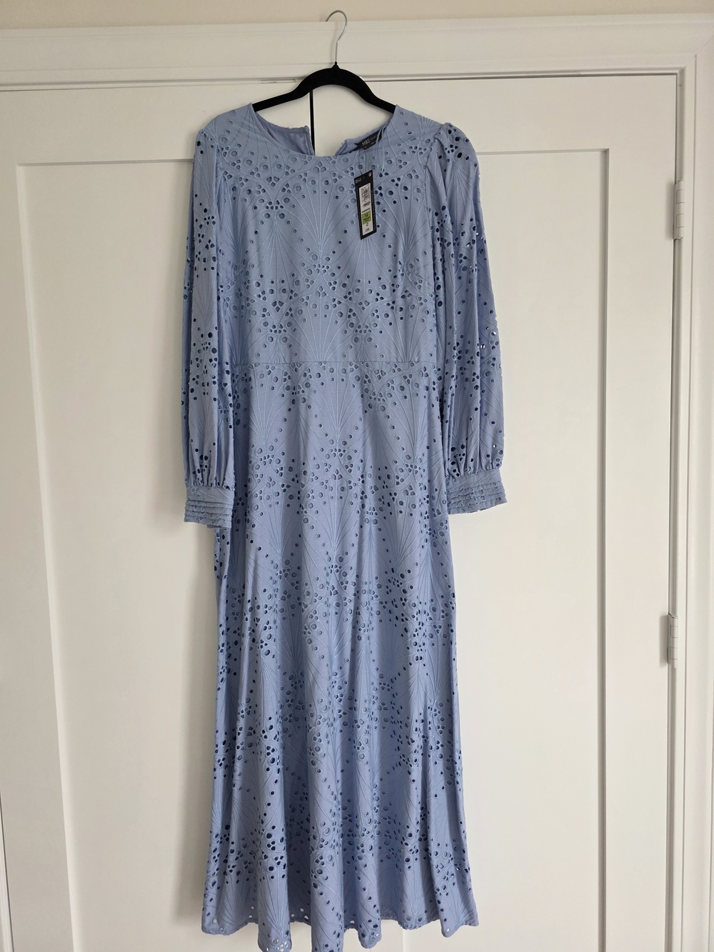 Marks & Spencer Pure Cotton Broderie Midaxi Tea Dress